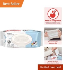 Simply Clean Unscented Baby Wipes   64 Count Flip-Top Pack for Sensitive Skin