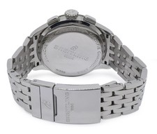 Breitling Premier Chronograph Steel Black Dial Mens 42mm Watch B/P A13315 8