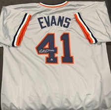 ‼️MOTOWN HERO “414”‼️ Darrell Evans Signed Jersey - Detroit Tigers - (COA)