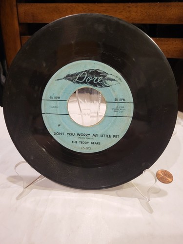 Teddy Bears To Know Him Is To Love Him 45 Dore 45-503 VG+ Doo-Wop 1958 - Picture 2 of 3