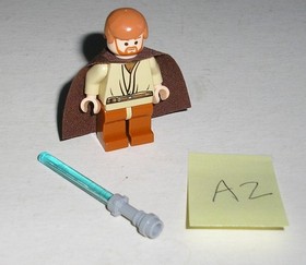 Lego Star Wars OBI-WAN KENOBI (Dark Orange Legs) Minifigure 7255 (Minty) *A2*