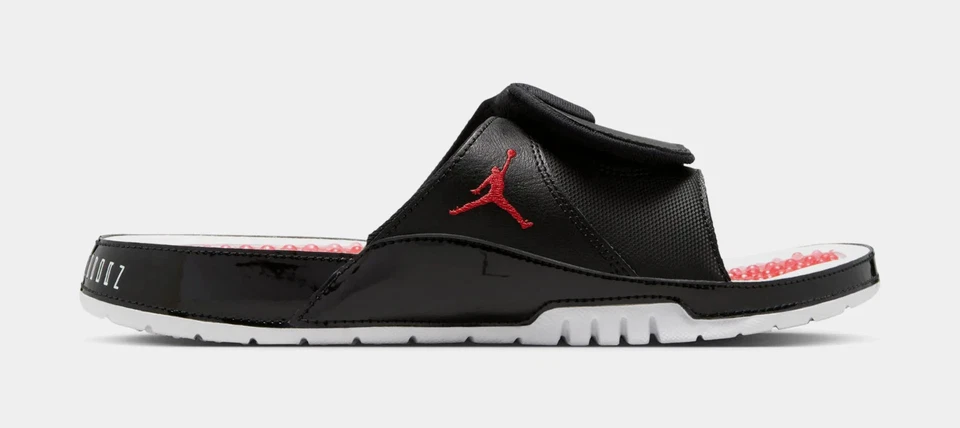 JORDAN HYDRO XI RETRO HOMBRE TOBOGÁN CRIADO NEGRO/BLANCO-GIMNASIO ROJO FN2452 006 Foto 2 de 4