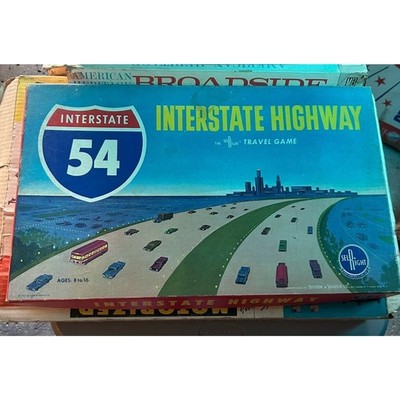 Interstate Highway, Selchow & Righter Travel Game, 1963