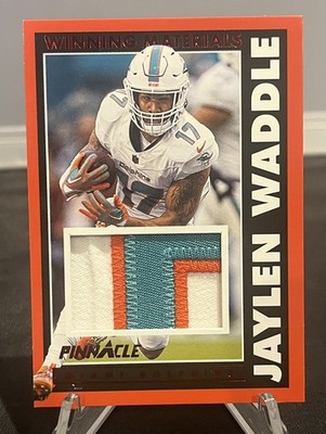 2024 Panini Encore - Winning Materials Jaylen Waddle #WM-JWE Red /75 (MEM)