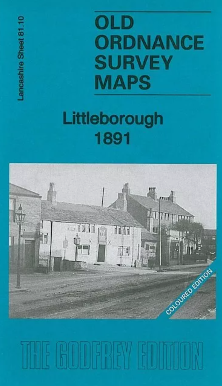 MAP OF Littleborough 1891 (Coloured Edition) Lancashire Sheet 81.10 NEW