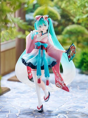 25CM Anime figure Tokyo Kimono Hatsune Miku Kawaii Action Figure Gift Model Doll
