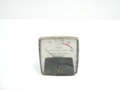 General Electric Ge 53-100L533LSPZIB Motor Load Current Panel Meter 0-150percent