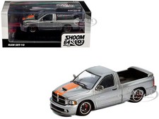2003 Dodge Ram Srt-10 Pickup Gray 164 Diecast Model By Shoom64 Shoom-103-016