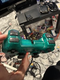 Sony PS2 DualShock 2 Controller Emerald Green Clear Translucent SCPH-10010 Rare
