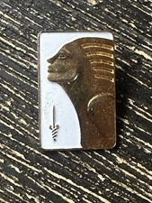 Woman sword gold tone Lapel Pin Badge Hat Jacket Vest K560