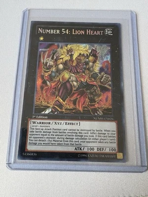 Number 54: Lion Heart NUMH-EN026 Number Hunters 1st Edition - Photo 1/2