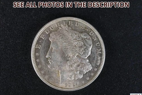 NobleSpirit (JL) Desirable 1921 Morgan Silver Dollar AU / BU Slider