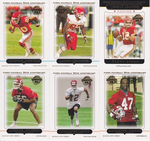 2005 Topps Football Complete Team Set Kansas City Chiefs Tony Gonzalez (14) - Picture 3 of 4