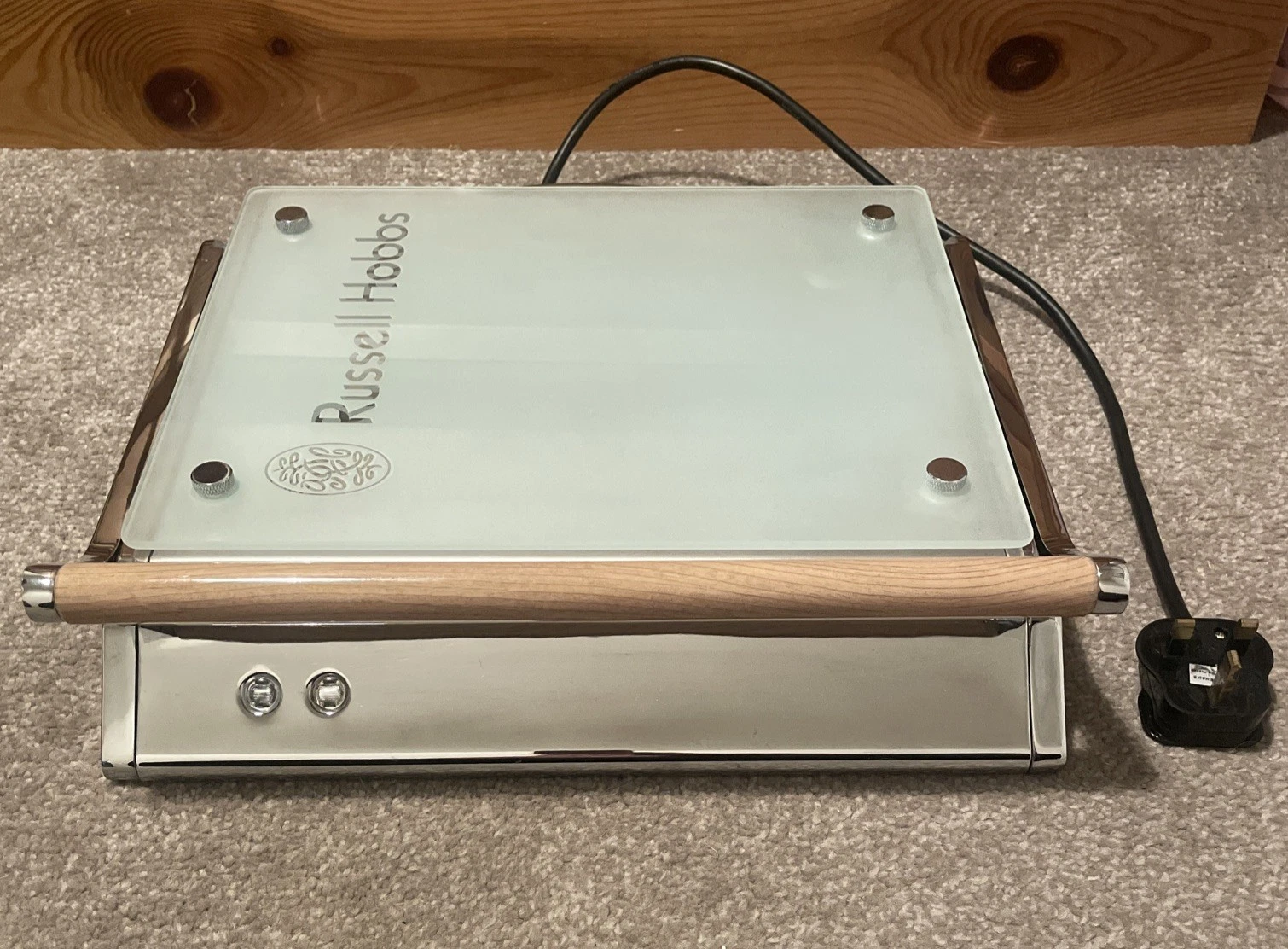 Russell Hobbs Glass Sandwich Maker Panini Press Sandwich model 10810 year 2003
Opens in a new window