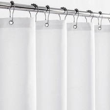 Waterproof Fabric Shower Curtain Liner with 3 Large Magnets,72 x 70 inches Ho...