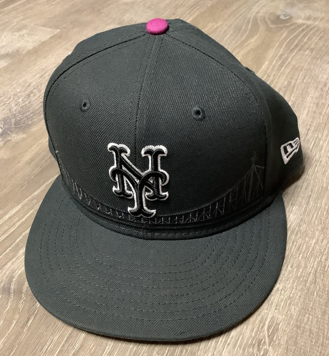 Harrison Bader Game Used Worn Mets City Connect Hat 4/27/24 MLB - Main Image