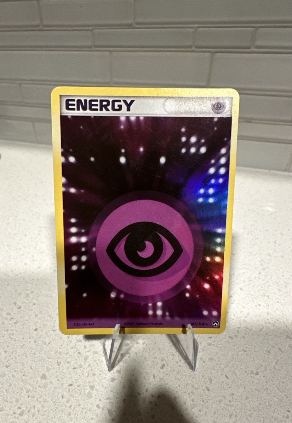 Pokemon TCG Psychic Energy Power Keepers Holo Rare Card 107/108 Near Mint