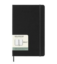 Image of Moleskine Weekly Planner 2026 - 2027 18-Month Diary Soft Cover Pocket Black