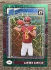 2024  Donruss Optic - Rated Rookie Jayden Daniels #248 Green Velocity Prizm (RC)