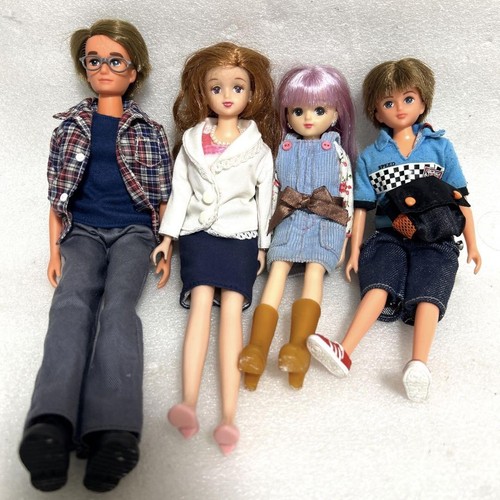 Licca Doll Family Set Takara Tomy Mom Dad Twins Triplets Isamu Outfit Lot - Picture 4 of 12