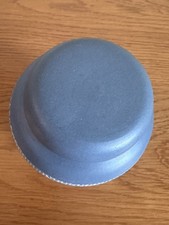 Vintage Denver White Art Pottery Blue Matte G...