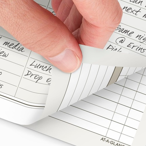 2026 AT-A-GLANCE 8.5" x 5.5" Daily & Monthly Planner Refill Pages White/Brown - Picture 5 of 5