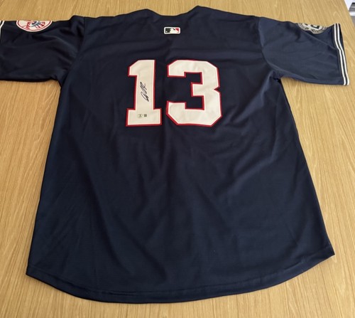 JAZZ CHISHOLM SIGNED NEW YORK YANKEES JERSEY BECKETT BAS - Picture 4 of 5