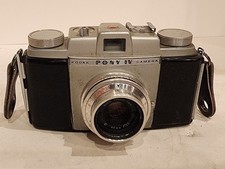 Vintage 1950s Kodak 35mm Film Camera Pony 135 w/ 51mm f4.5 Anaston Lens Untested