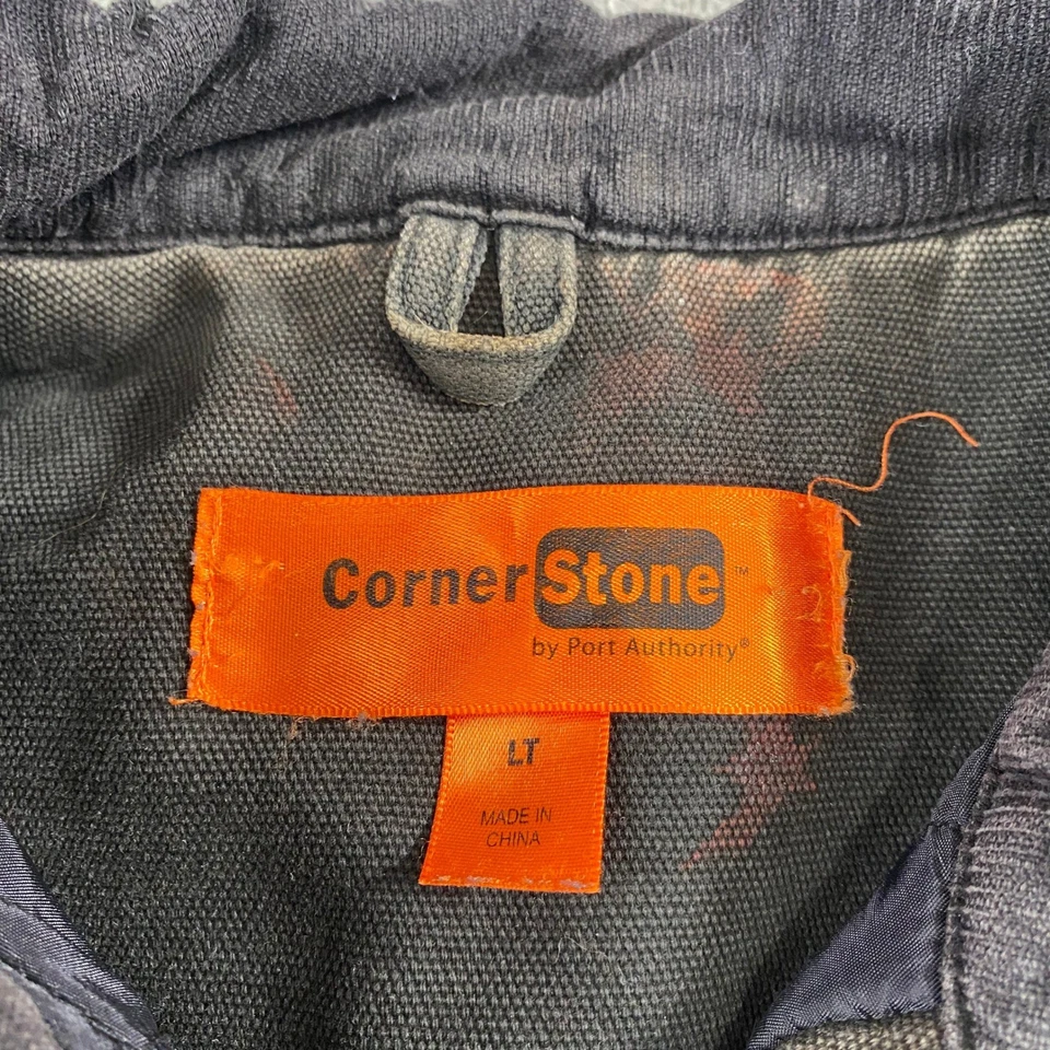 Chaqueta de trabajo de seguridad CornerStone ASG acolchada forrada de lona LT ropa de trabajo utilitaria Foto 4 de 4