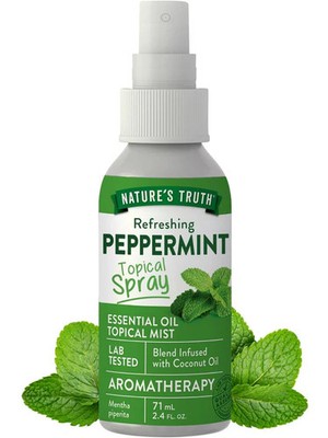 Nature's Truth Peppermint Refreshing Essential Oil Blend Topical Mist 2.4 oz 3PK