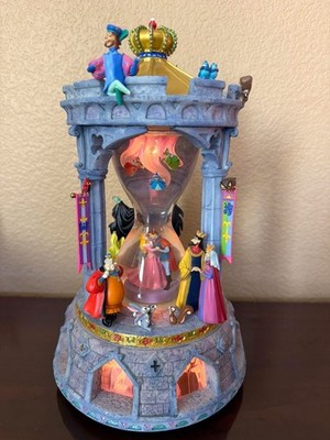 2003 Disney Catalog Sleeping Beauty Hourglass Light Up Musical Aurora Maleficent