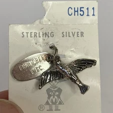 Vintage Sterling Silver Maisel’s Wisconsin Fish Creek Charm Bracelet Necklace