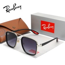 Oversized Square Sunglasses Men Women Vintage Large Frame Luxury Outdoor Shades