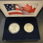 2019 Pride of Two Nations Edition 2 Coin Set - Silver Eagle-Maple VIN6