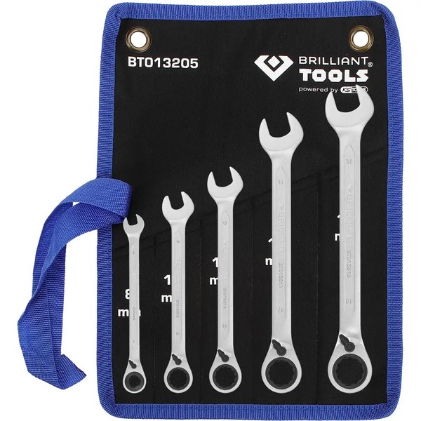 Brilliant Tools BT013205 BT013205 Ring-RatschenschlüSsel-Satz SchlüSselweite-image