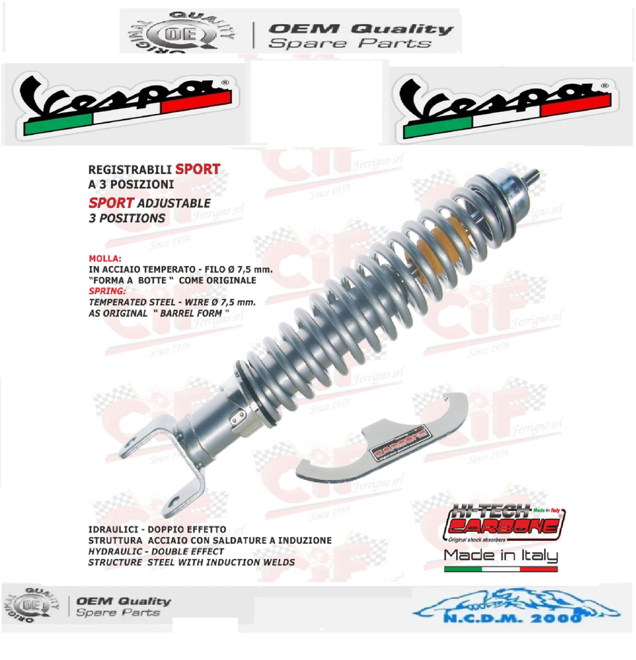 PROLUNGA MM. 48 Dado Distanziale Ammortizzatore Posteriore Per - Foto 12