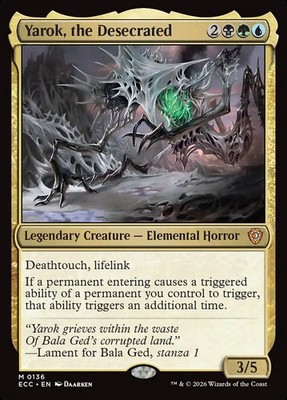 Yarok, the Desecrated 136 NM Lorwyn Eclipsed Commander MTG