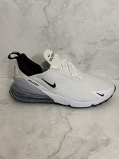 Nike Air Max 270 Golf Shoes White Black Men’s US