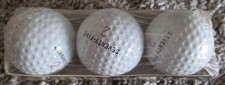 UNOPENED SLEEVE OF 3 OLDER UNUSED SEVENTY-FIVE GOLF BALLS 1960'S MADE IN U.S.A.