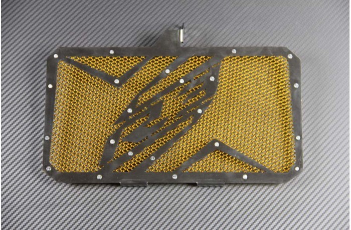 Grille de radiateur Yamaha YZF-R25 dorée anti-gravillons pour préserver le moteur