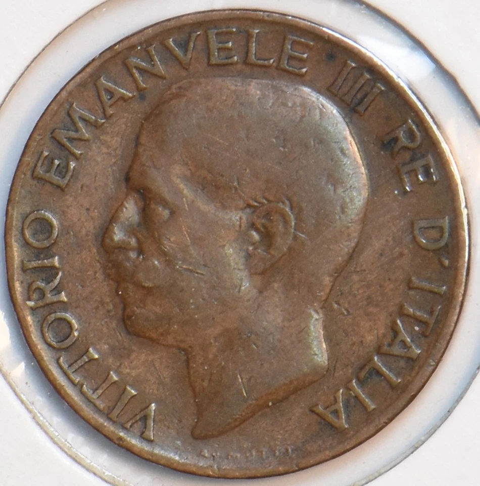 意大利 1922 5 Centesimi 194190 联合发货 — 第 2/2 张图片