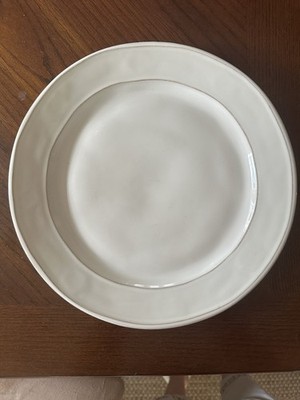 Euro Ceramica Portugal 11 Inch Plate White - 6 Plates In Set