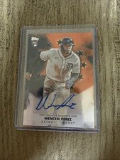 2024 Topps Update Baseball Stars Black 108/199 Wenceel Perez Pérez Auto 0rd2