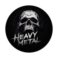 Heavy Metal Totenkopf Magnet