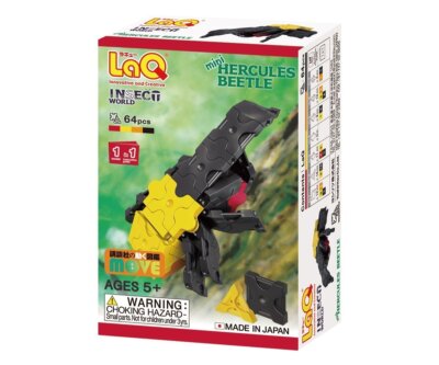 Yoshiritsu LaQ Insect World Mini Hercules Beetle 64 pcs Plastic Block L003195
