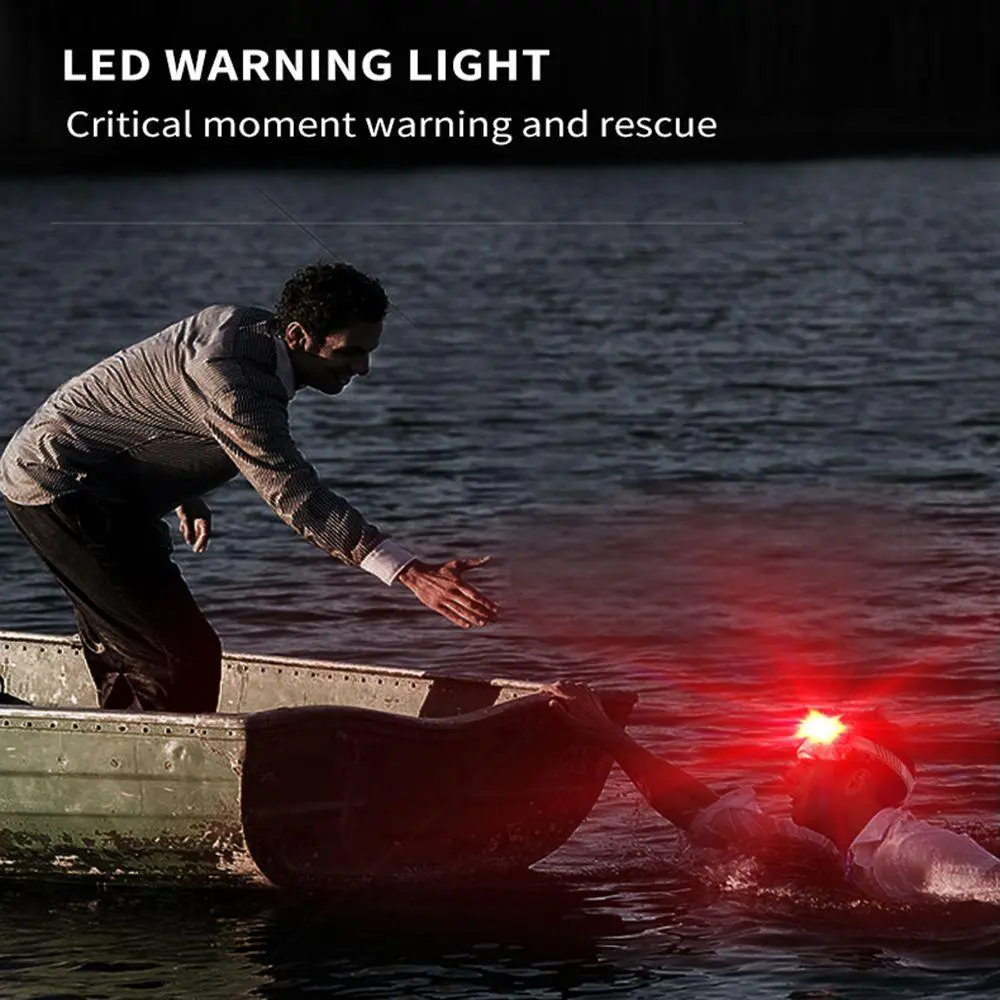 XPG+COB Red White Light Outdoor Lighting Running Head Lamp Fishing