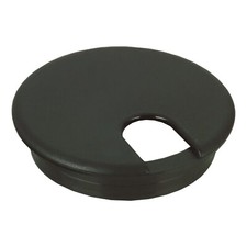 Desk Grommet 3" 76 Mm  Black Wire Cable Hole Cover