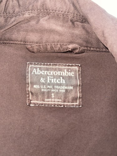 Men’s Abercrombie and Fitch Vintage Lightweight Brown Jacket Size Small S - Picture 4 of 4