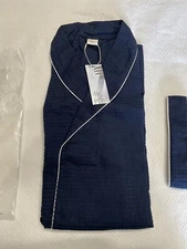 Sioro Waffle Knit  Housecoat size XL blue NWT￼