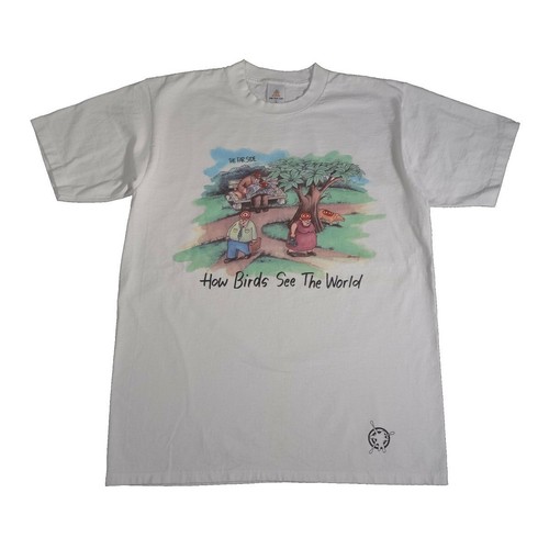 Vintage The Far Side Shirt How Birds See The World Gary Larson Comic